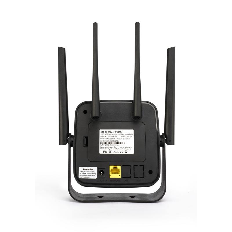 مودم جیبی و رومیزی 4G LTE نزتک مدل NZT-99DX | آیبینو — تصویر ۲