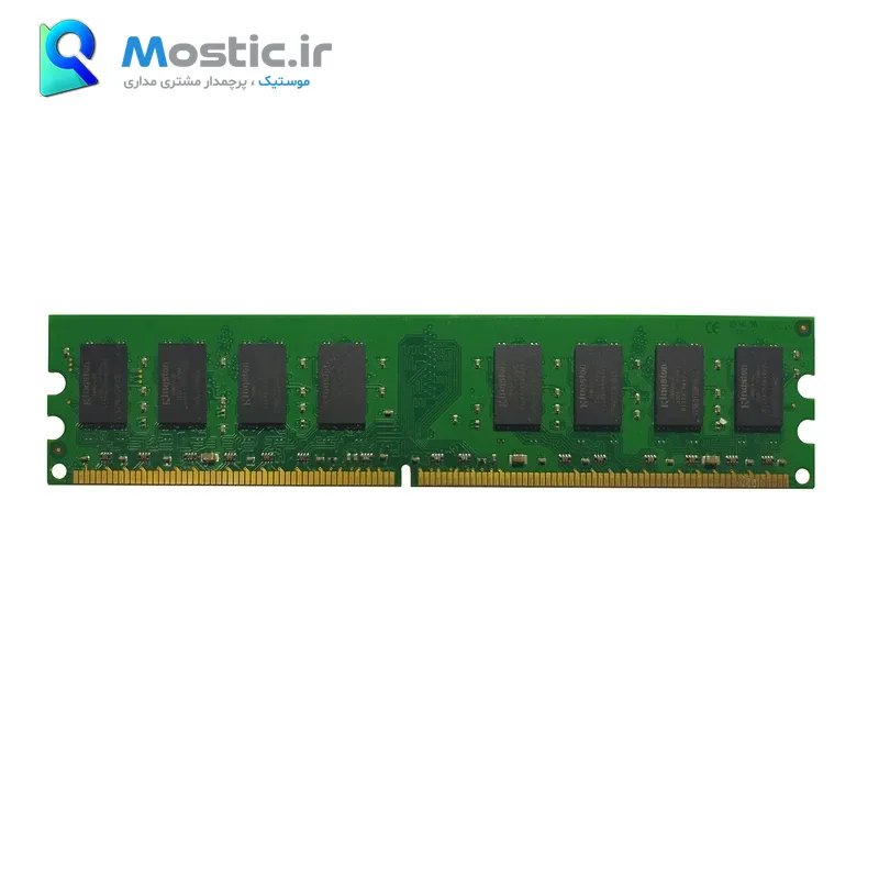 رم دسکتاپ DDR2 تک کاناله 800 مگاهرتز کینگستون مدل KVR800D2N6/2G ظرفیت 2 گیگابایت — تصویر ۲