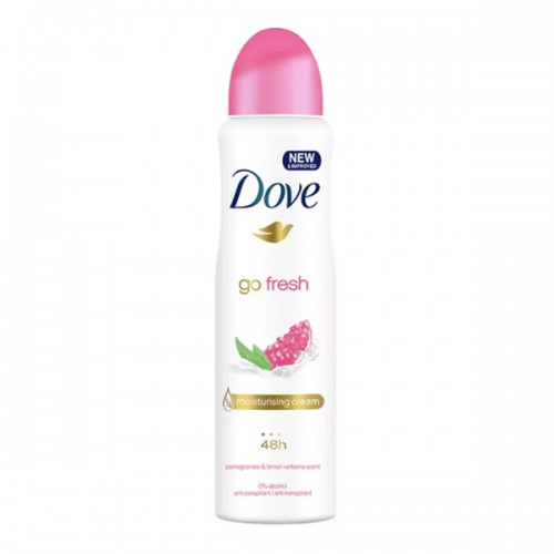اسپری زیربغل زنانه داو با رایحه انار حجم 250 میل مدل Go Fresh — تصویر ۲