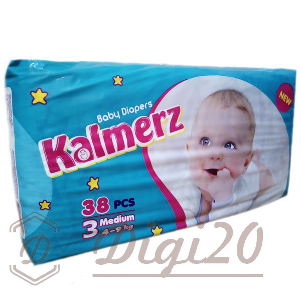 پوشک کالمرز سایز 3 بسته 38 عددی سری دوستدار کودک