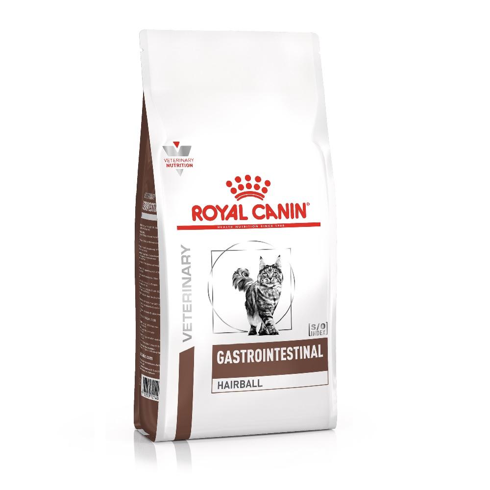 غذای خشک گربه رویال کنین مدل Gastrointestinal Hairball وزن 2 کیلوگرم