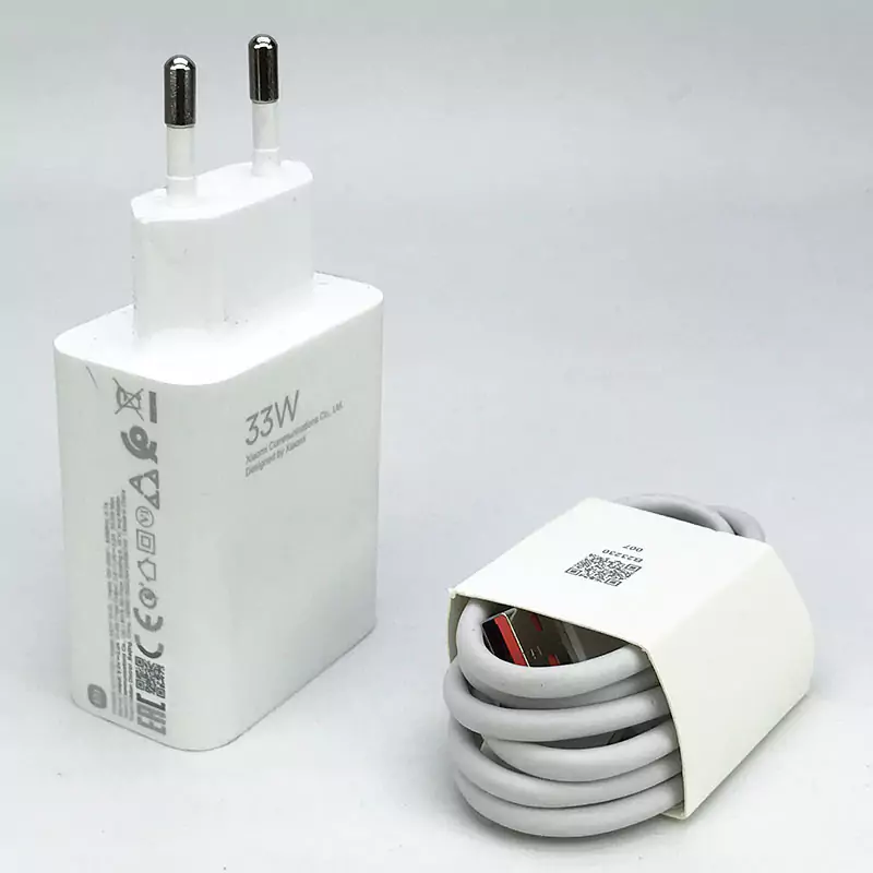 شارژر اورجینال سرکارتنی 33 وات توربو شارژ MDY-14-EL شیائومی به همراه کابل تایپ سی