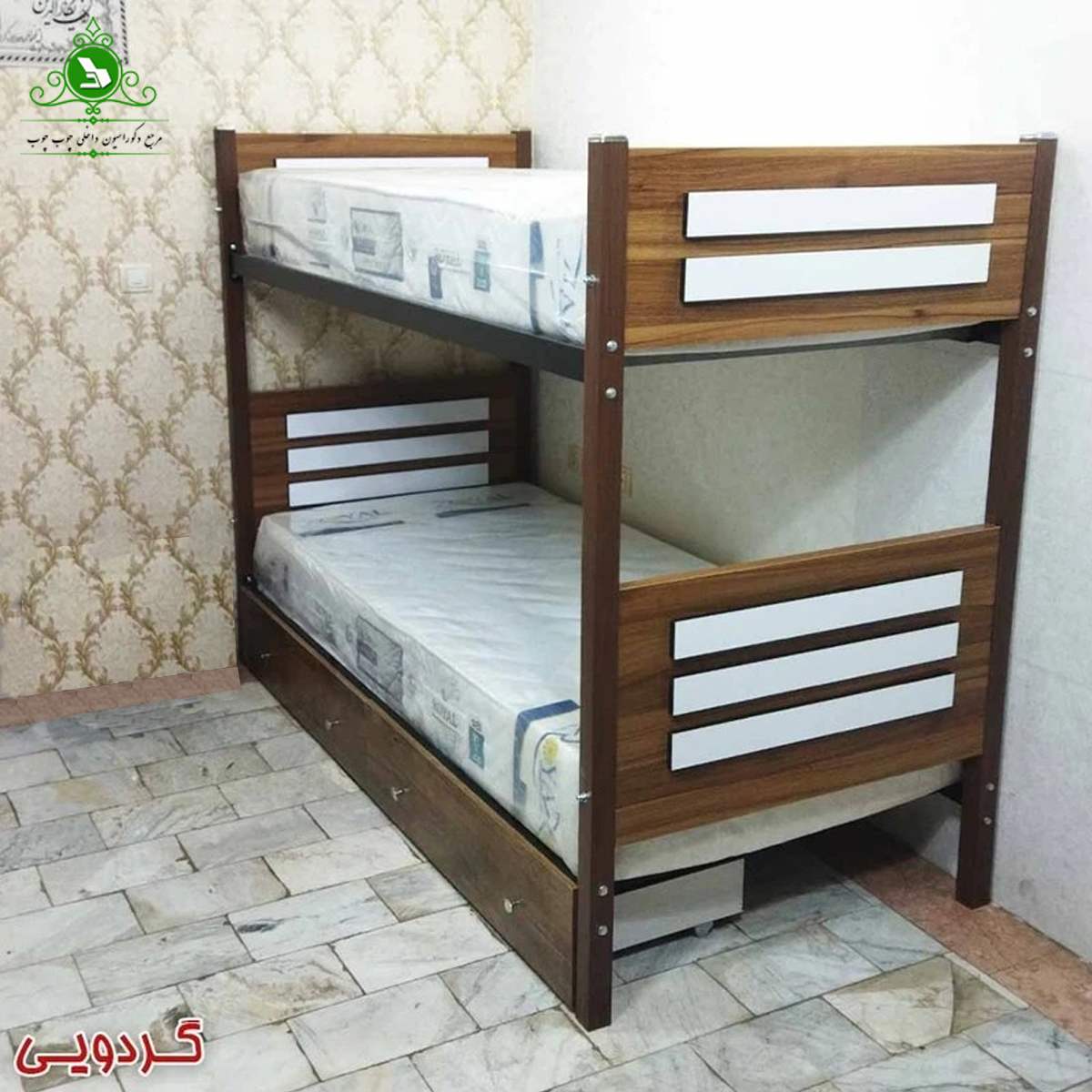 تخت خواب دو طبقه مدل سناتور — تصویر ۴
