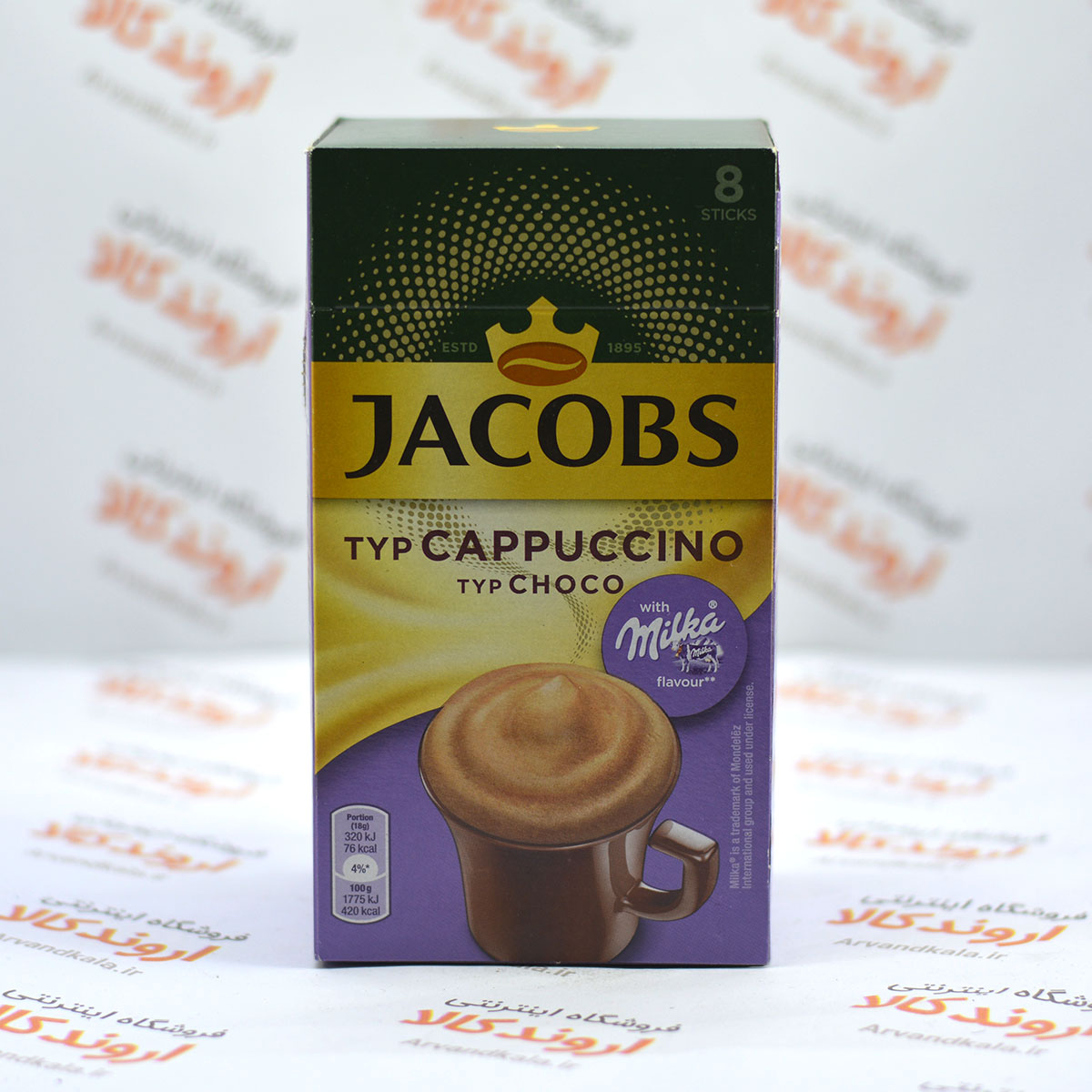 پودر کاپوچینو جاکوبز Jacobs مدل Choco