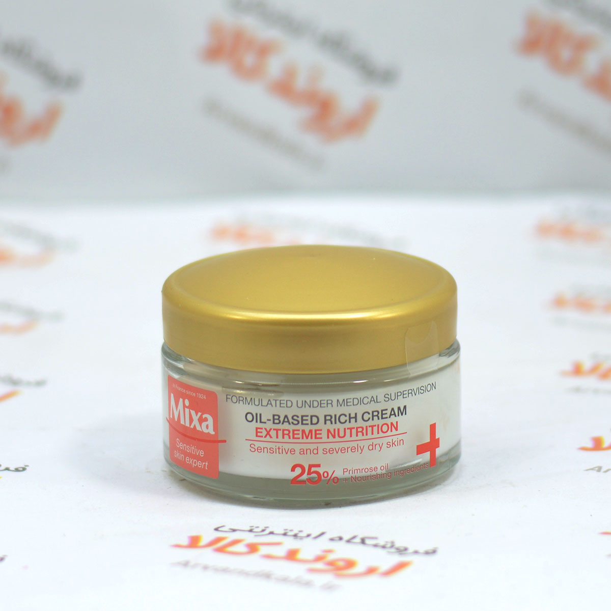 کرم مرطوب کننده قوی میکسا Mixa مدل Nutrition — تصویر ۳