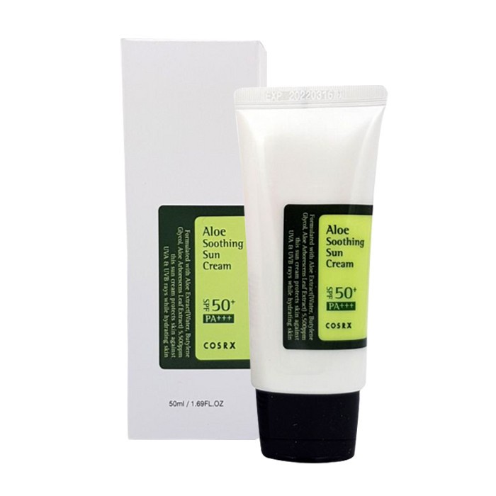 ضد آفتاب SPF50 آلوئه ورا کوزارکس حجم 50 میل