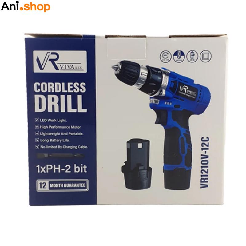دریل شارژی VR1210V-12C vivarex — تصویر ۲