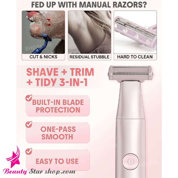 شیور صورت و بدن تک تیغه شیگلم مدل Smooth Moves Single-Blade Electric Razor — تصویر ۵