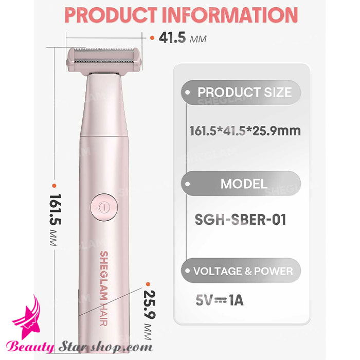 شیور صورت و بدن تک تیغه شیگلم مدل Smooth Moves Single-Blade Electric Razor — تصویر ۶