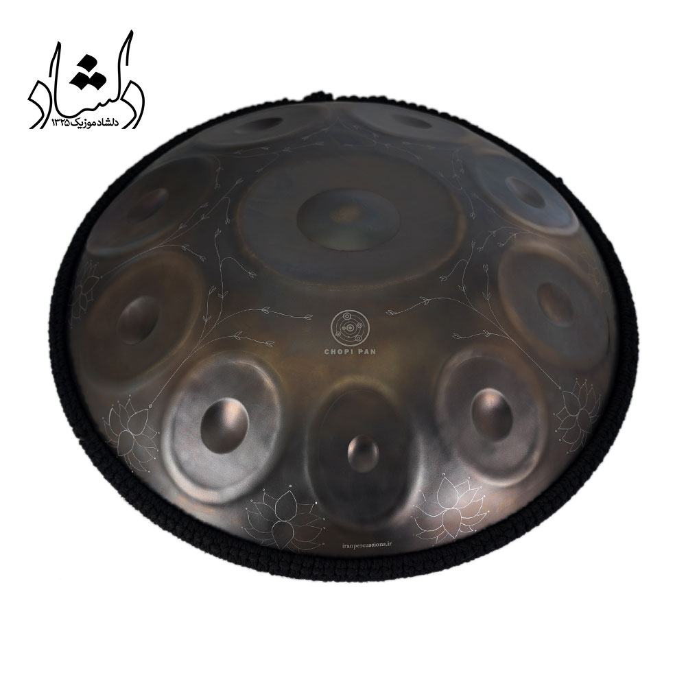 هنگ درام استیل 10 نت طرح دار چوپی پن Chopi Pan طرح 3 — تصویر ۲