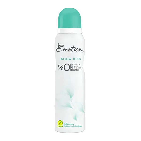 اسپری دئودورانت ایموشن Aqua kiss حجم 150 میلی‌لیتر