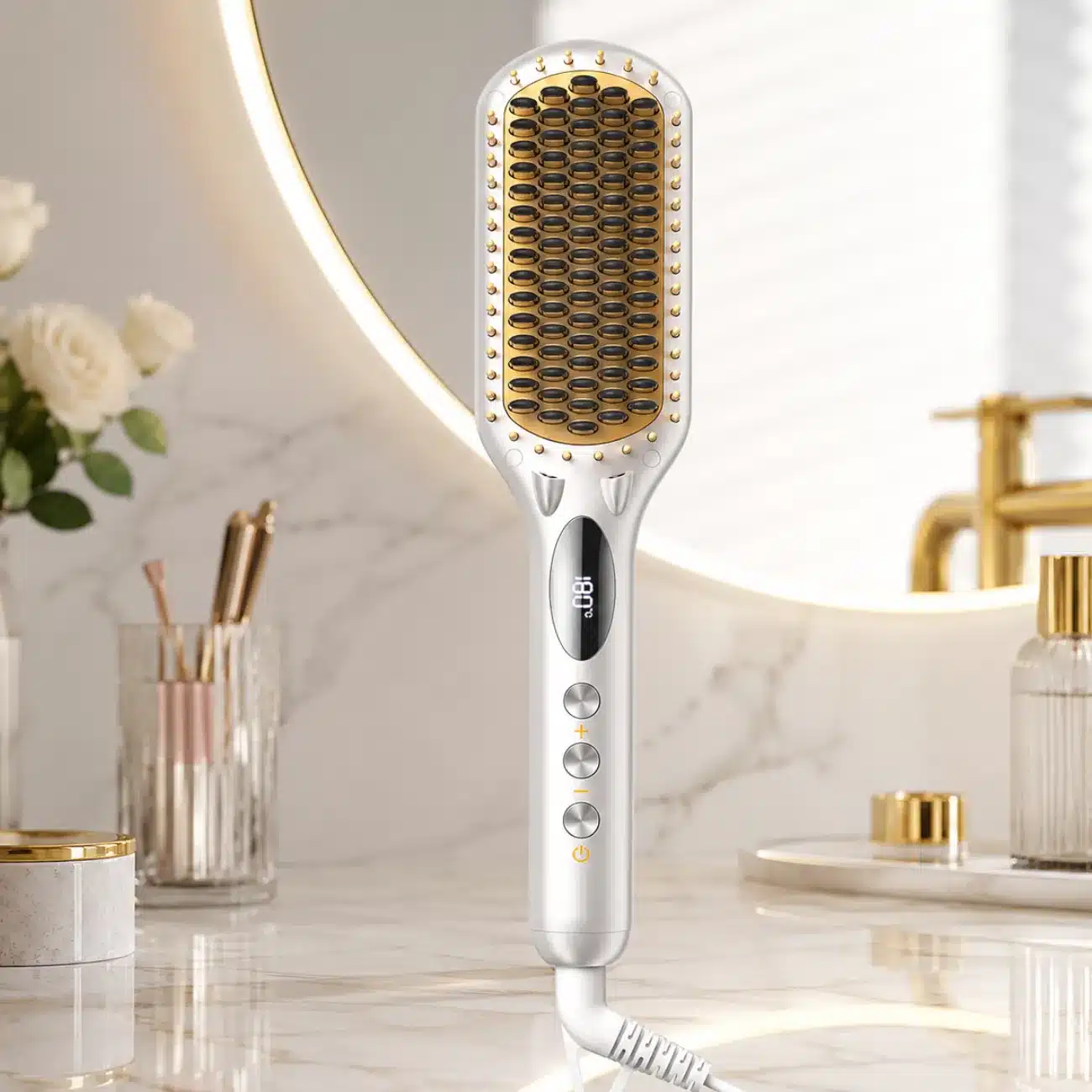 برس صاف کننده مو شیگلم مدل Sleek Chic Triple Grip با صفحه 62 میلی متر — تصویر ۲