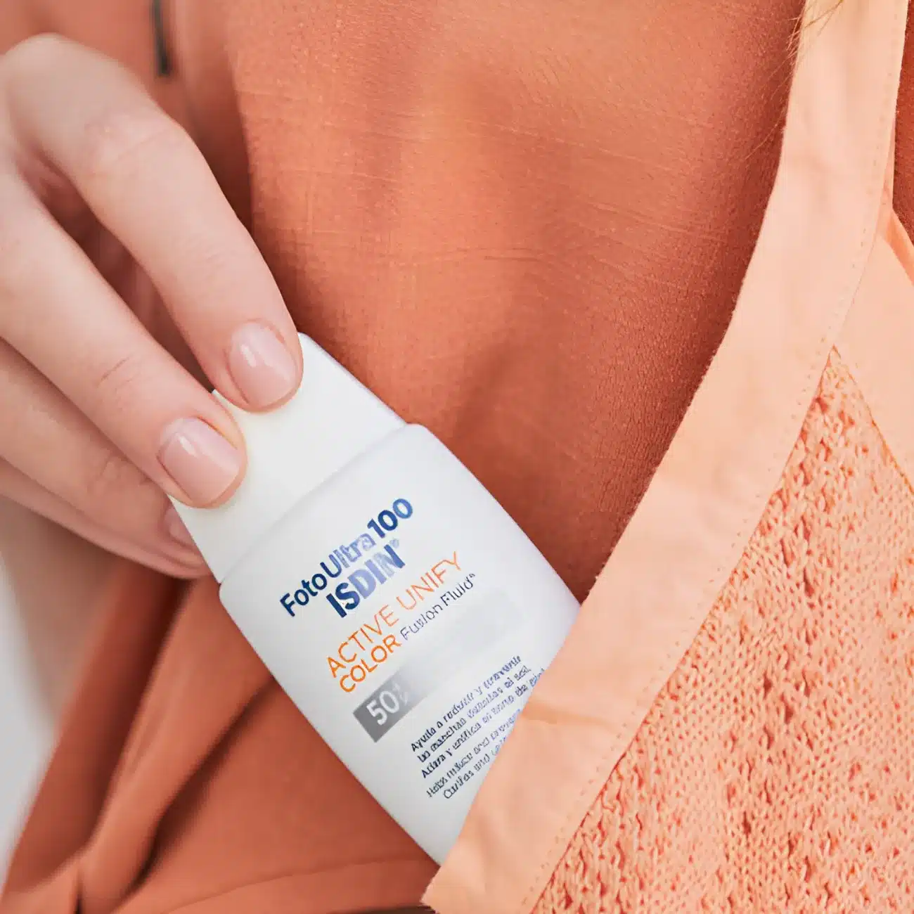 فلوئید ضد آفتاب رنگی ایزدین ISDIN اکتیو یونیفای با SPF100 و حجم 50ml — تصویر ۵