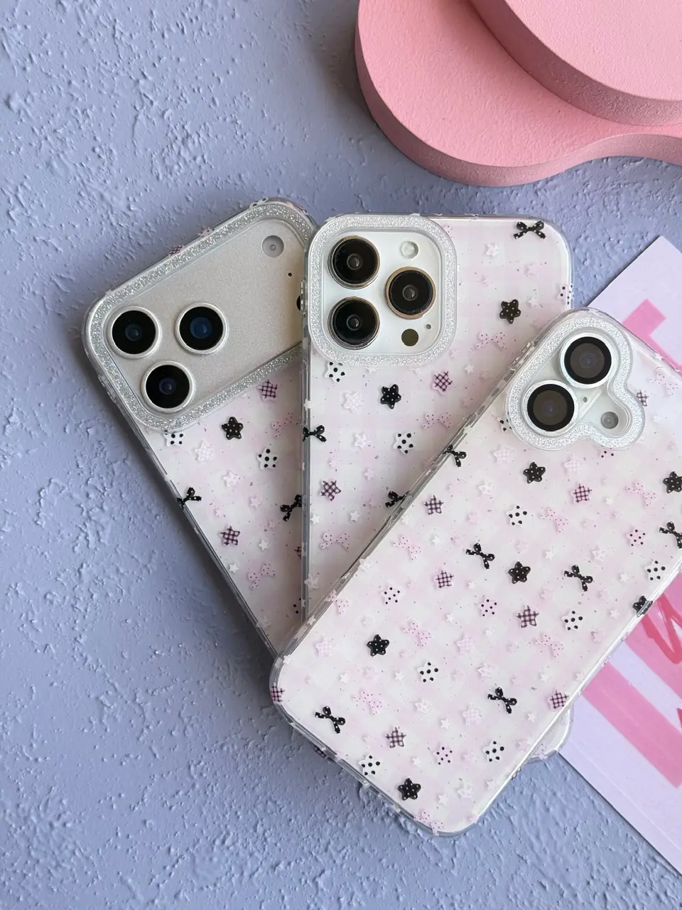 قاب Kawaii Pink Star آیفون (کدC2216) — تصویر ۵