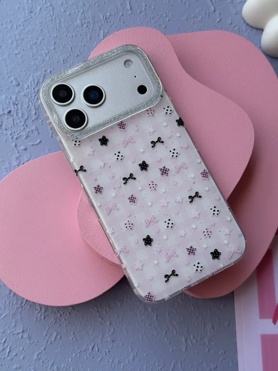 قاب Kawaii Pink Star آیفون (کدC2216) — تصویر ۷