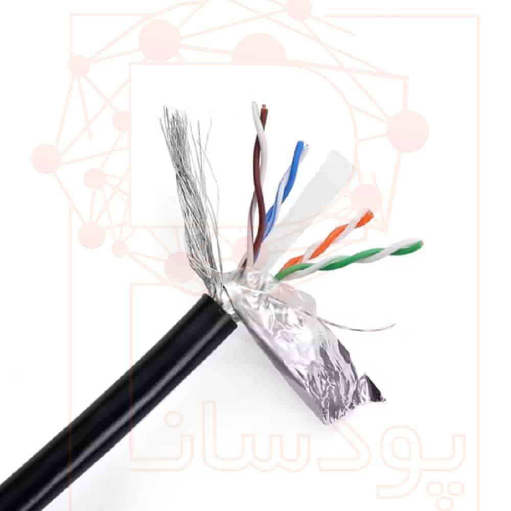 کابل شبکه اوتدور نگزنس ایرانی Cat6 SFTP با تست چنل