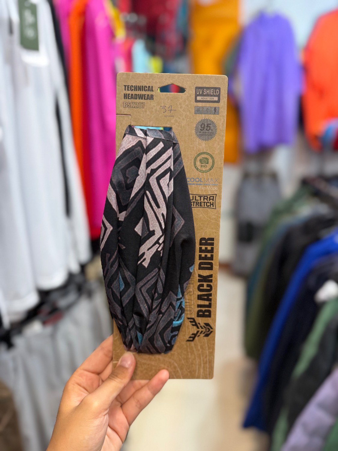 اسکارف و دستمال سر کوهنوردی بلک دیر 34 Black Deer — تصویر ۲