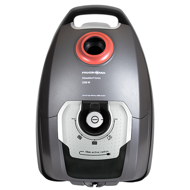 جاروبرقی2500W پاکشوما مدل PVC 5125 G طوسی تیره — تصویر ۳