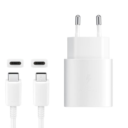 شارژر سوپرفست 25 وات سامسونگ به همراه کابل تبدیل USB-C