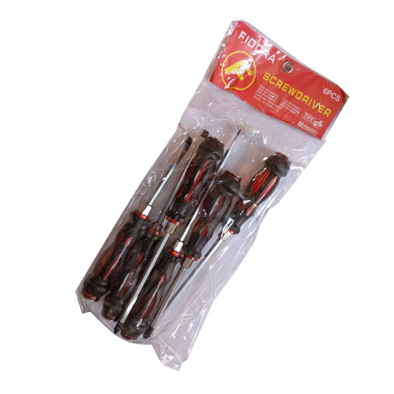 پیچ گوشتی ضربه خور فیدورا مجموعه 6 عددی — تصویر ۲