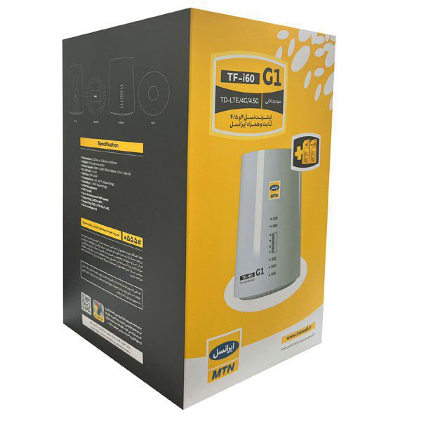 مودم 4.5G / TD-LTE ایرانسل * آنلاک (UNLOCK) مدل TF-i60 G1 — تصویر ۳