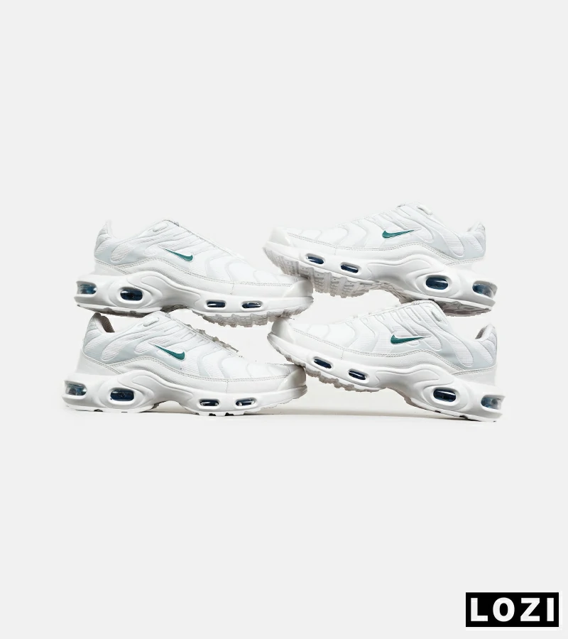 کتانی مردانه و زنانه سفید سبز NIKE AirMax Plus TN Ultra | مدل 6731 — تصویر ۳