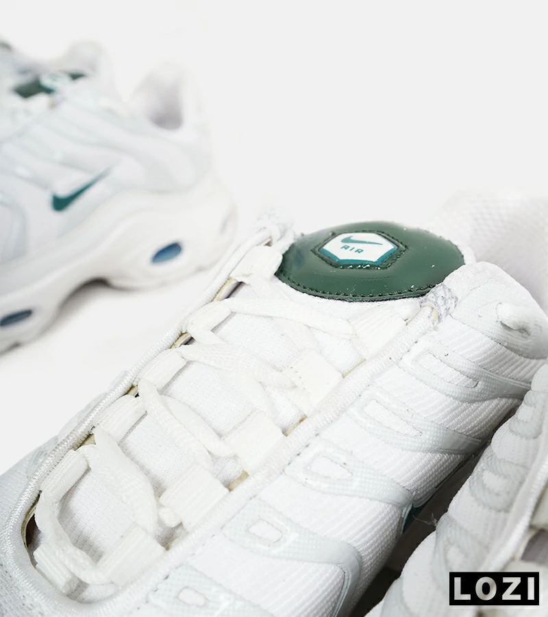 کتانی مردانه و زنانه سفید سبز NIKE AirMax Plus TN Ultra | مدل 6731 — تصویر ۸