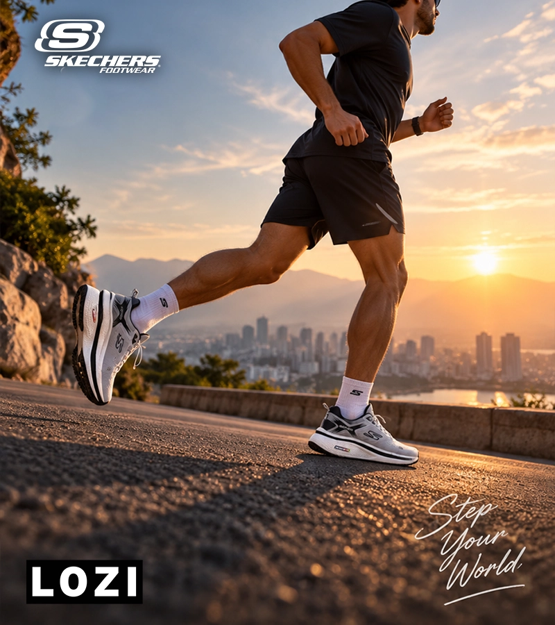 کتانی طبی ورزشی طوسی اسکیچرز Go Run Elevate | مدل 9499 — تصویر ۲