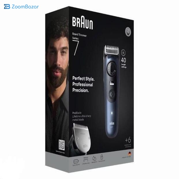 ماشین اصلاح موی سر و صورت شارژی براون مدل BT7520 — تصویر ۲