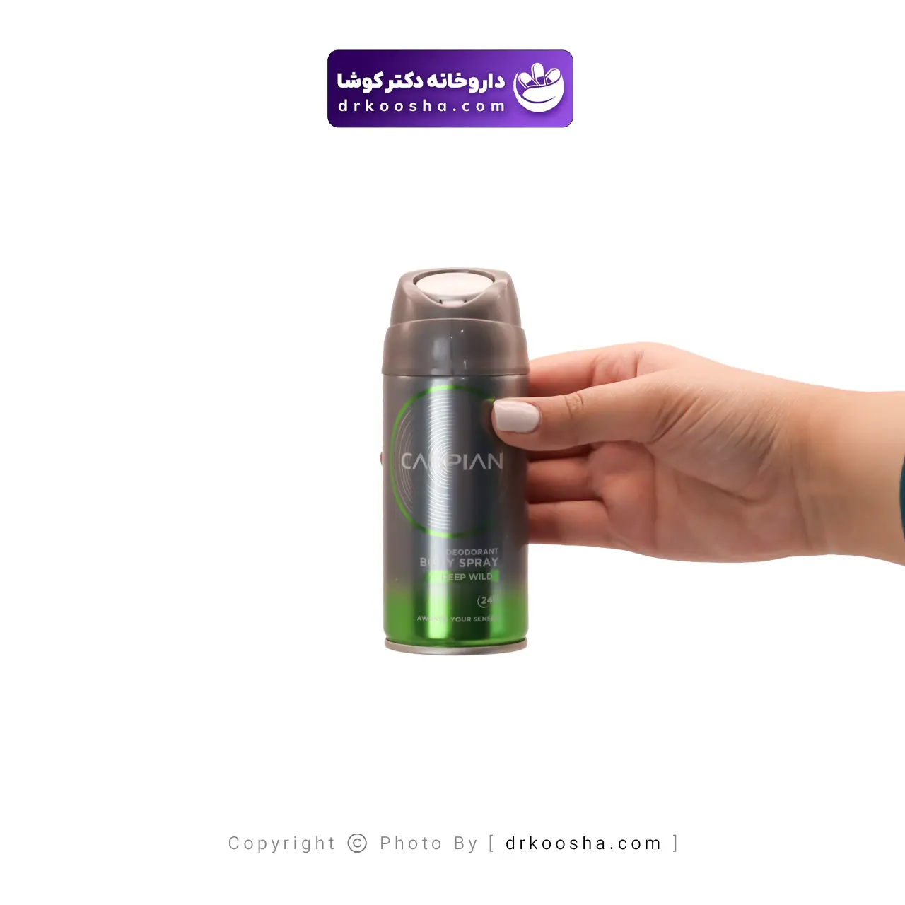 اسپری دئودورانت بدن دیپ وایلد کاسپین 24 ساعته — تصویر ۲