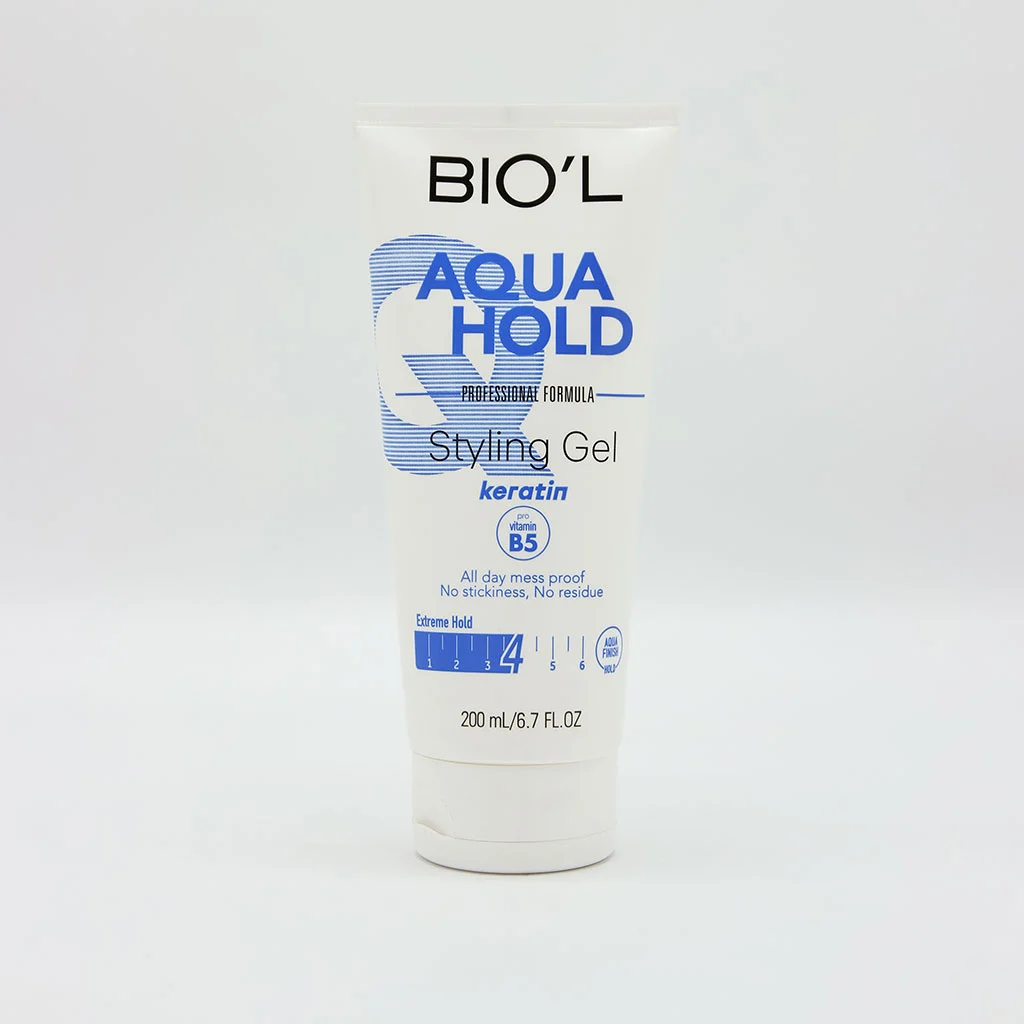 ژل حالت دهنده مو بیول مدل Aqua Hold حاوی کراتین و ویتامین B5