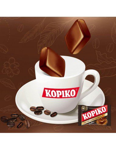 آبنبات قهوه کوپیکو 800 گرمی Kopiko Coffee Candy — تصویر ۲