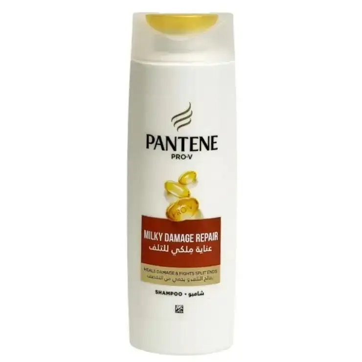 شامپو ترمیم کننده موهای آسیب دیده پنتن 400 میلی Pantene Pro v Milky Damage Repair Shampoo