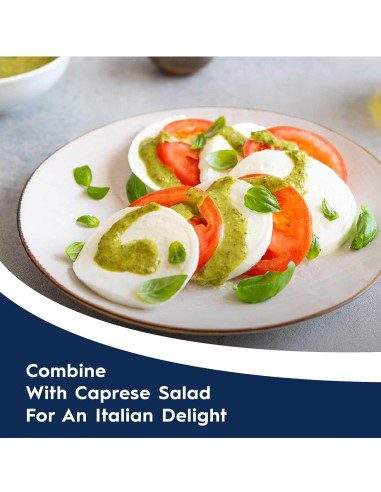 سس پستو باریلا سبز (با ریحان ایتالیایی) Barilla Pesto Genovese 190g — تصویر ۵