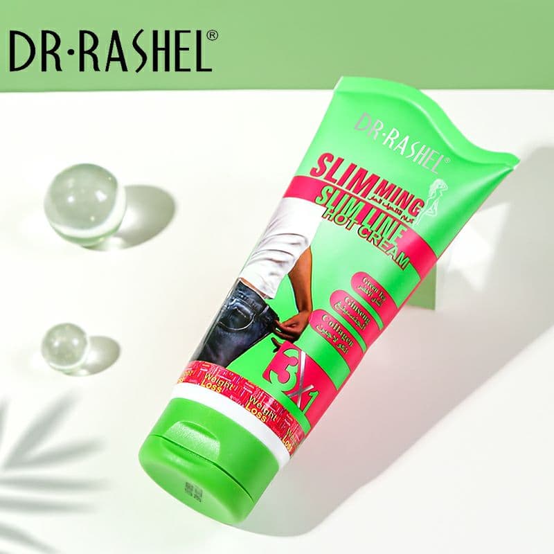 کرم لاغری چای سبز و جینسینگ دکتر راشل اورجینال رفع سلولیت 150گرم DR.RASHEL SLIMMING HOT CREAM — تصویر ۳