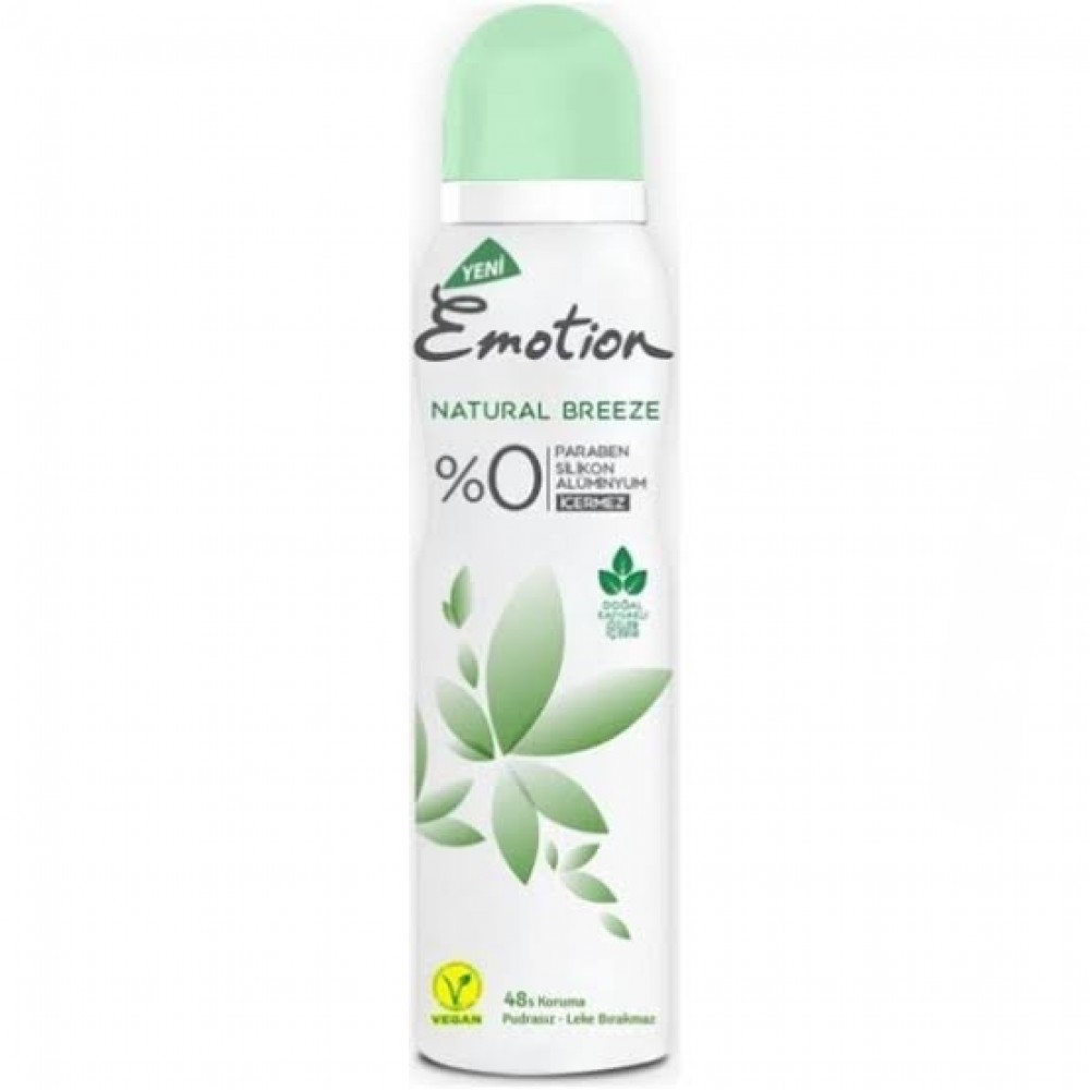 اسپری ضد تعریق زنانه ایموشن مدل Natural Breeze حجم 150 میل