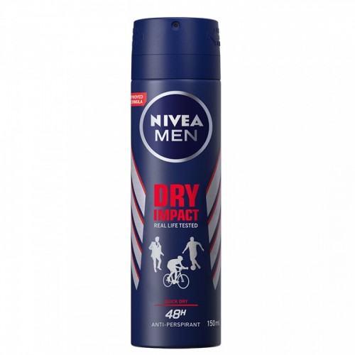 اسپری ضد تعریق نیوا Nivea مردانه مدل Dry Impact حجم 200 میل — تصویر ۲