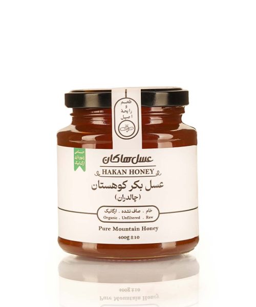 عسل بکر کوهستان (چالدران) هاکان ۴۰۰ گرمی (دارای گواهی ارگانیک)