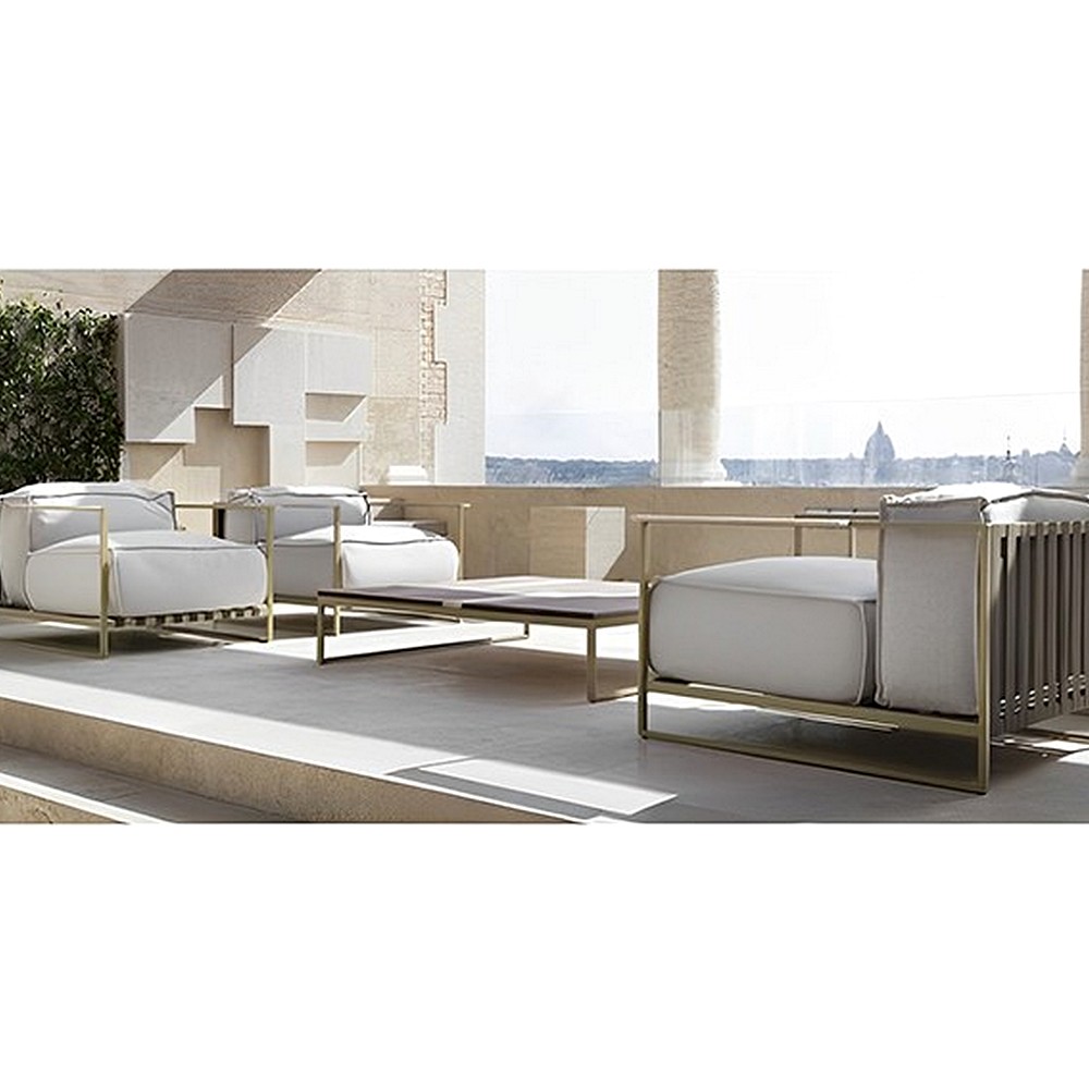 مبل تکنفره نظری مدل دنیز لانژ دسته دار -Deniz lounge Single Seat — تصویر ۳