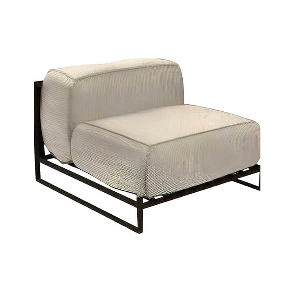 مبل تکنفره نظری مدل دنیز لانژ بدون دسته -Deniz lounge Single Seat