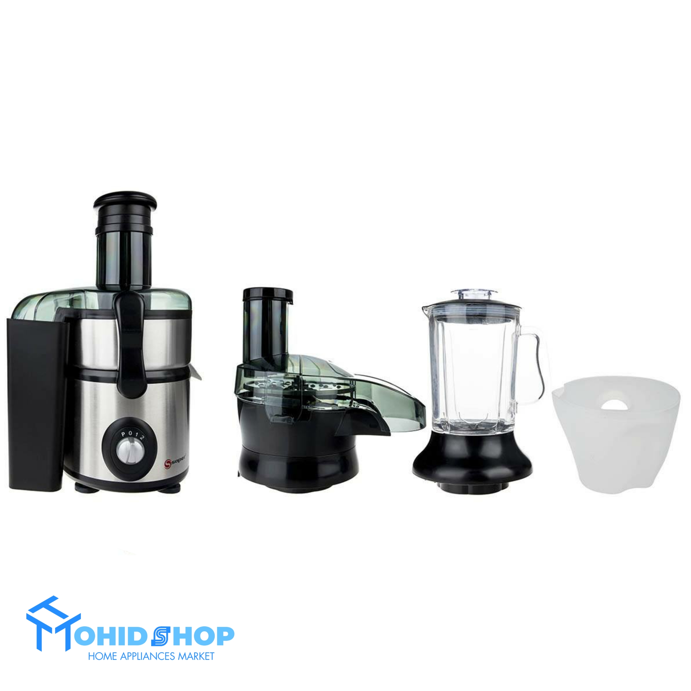 آبمیوه گیری چندکاره ساپر مدل SJBS-3080