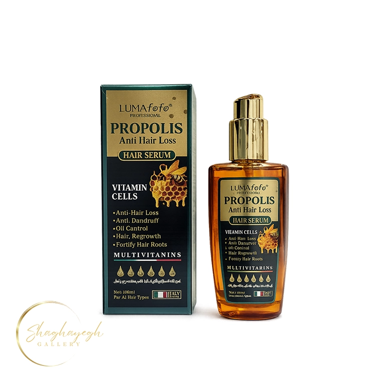 سرم مو ضد ریزش پروپولیس مولتی ویتامین لوما فوفو 100 میلی‌لیتر LUMAfofo Professional Propolis Anti Hair Loss Hair Serum 100ml