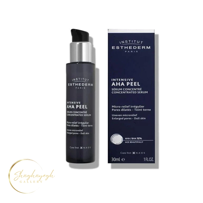 سرم لایه بردار و کوچک کننده منافذ پوست AHA پیل استادرم 30 میل Institut Esthederm Intensive AHA Peel Concentrated Serum 30ml