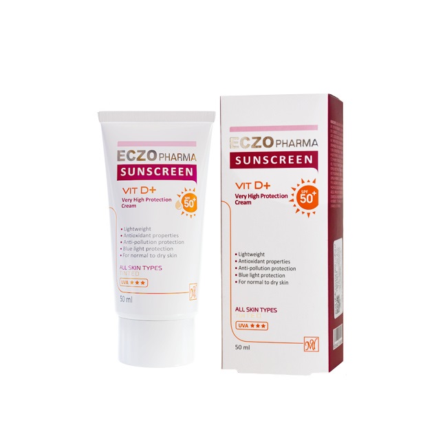 ضد آفتاب اگزوفارما مناسب انواع پوست SPF50 (رنگی) ۵۰ میل Eczo pharma sunscreen suitable for all skin types SPF50 (tinted) 50 ml — تصویر ۵