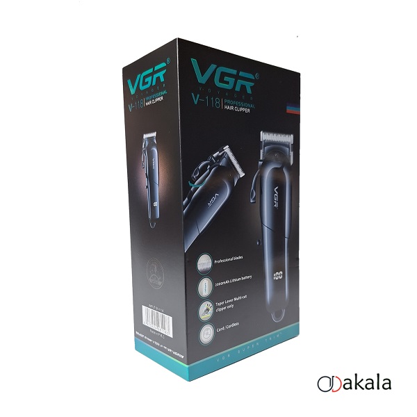 ماشین اصلاح وی جی آر مدل VGR V-118 — تصویر ۳