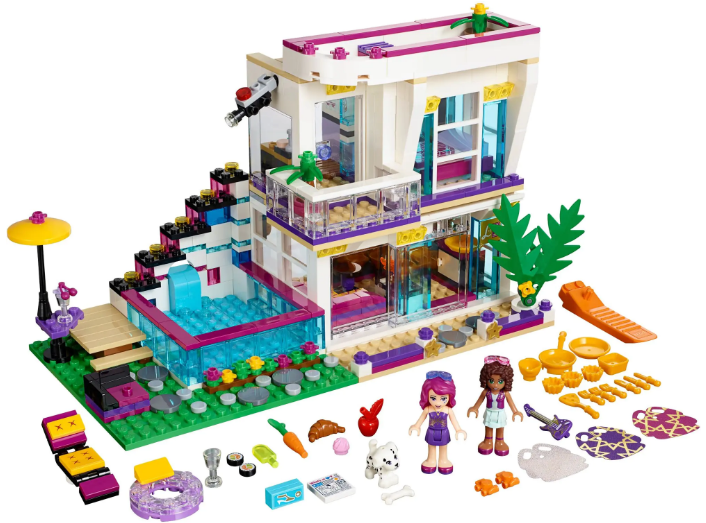 لگو دخترانه خانه لوکس فرندز مدل girls club کد 3008