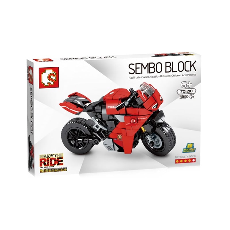لگو موتور برند Sembo Block کد 701210 — تصویر ۳