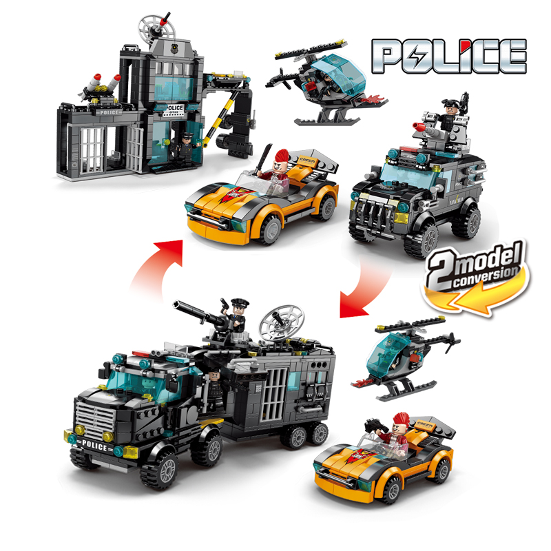 لگو پلیس 2مدل سیتی برند POLICE کد 8533