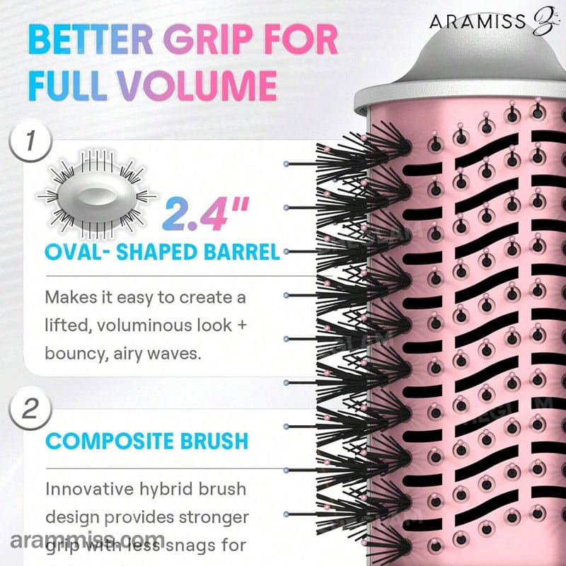 برس سشوار حرفه‌ای شیگلم Cool Shield Blowout Brush Pro — تصویر ۴