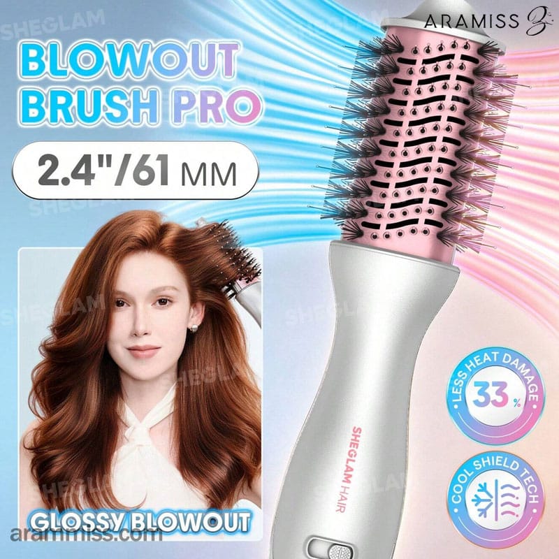 برس سشوار حرفه‌ای شیگلم Cool Shield Blowout Brush Pro — تصویر ۲